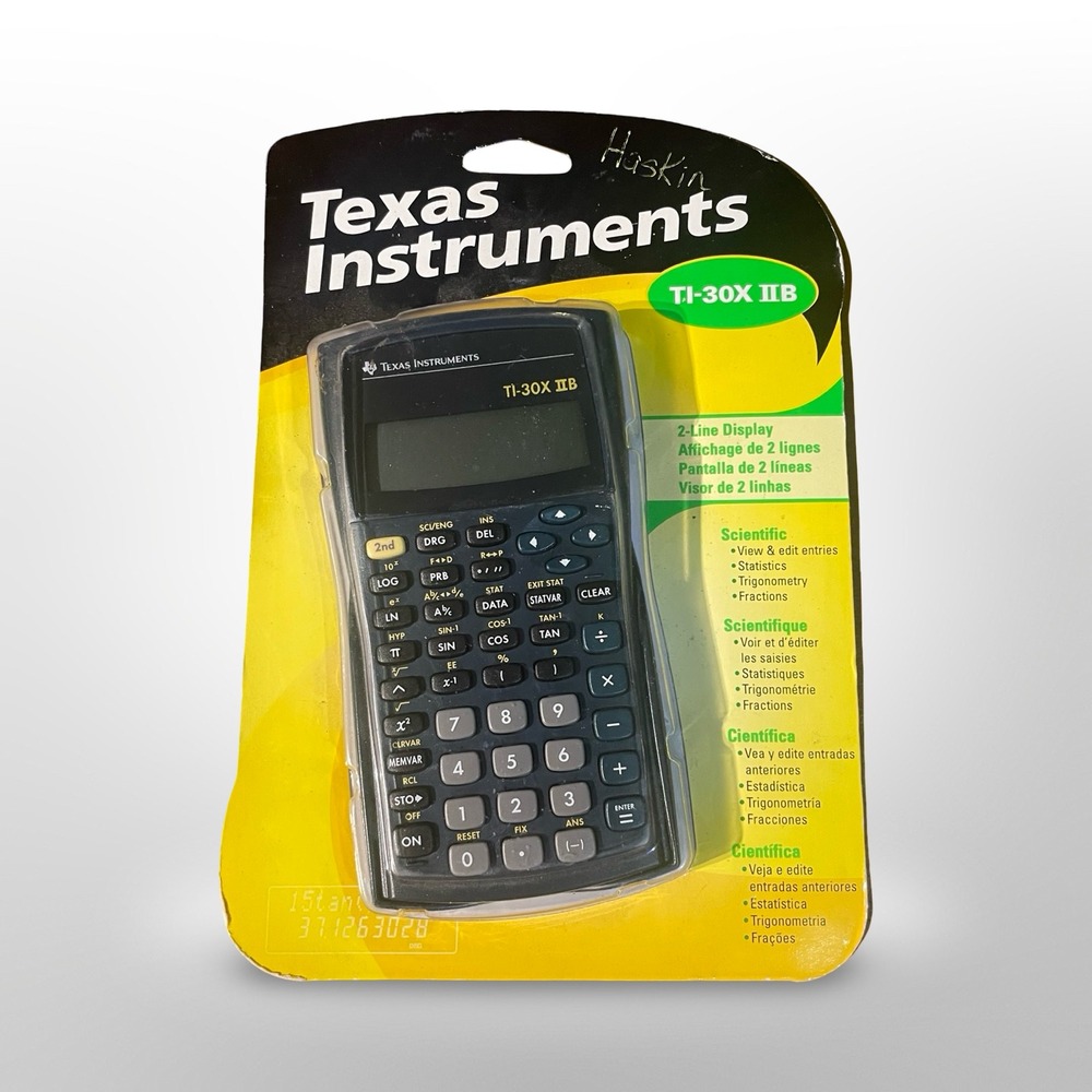 Texas Instruments TI-30X‎ IIB Scientific Calculator New In Package